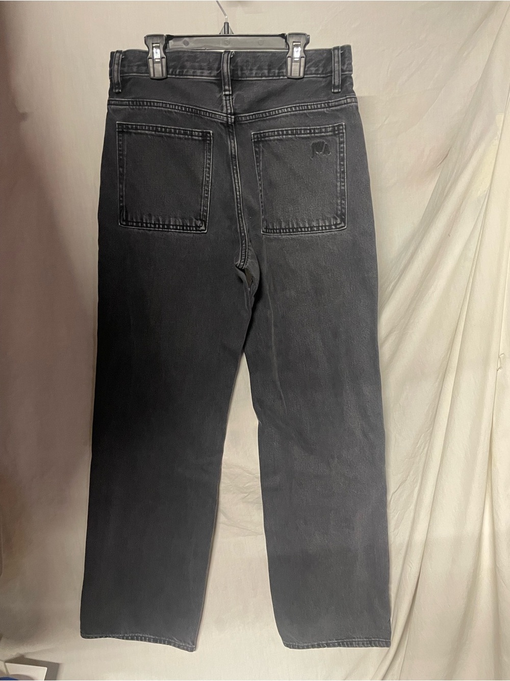 JW Anderson x Uniqlo vintage look wide leg denim jeans sz 29